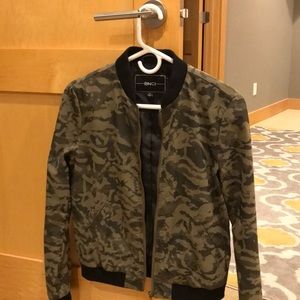 Camo Bomber Jacket